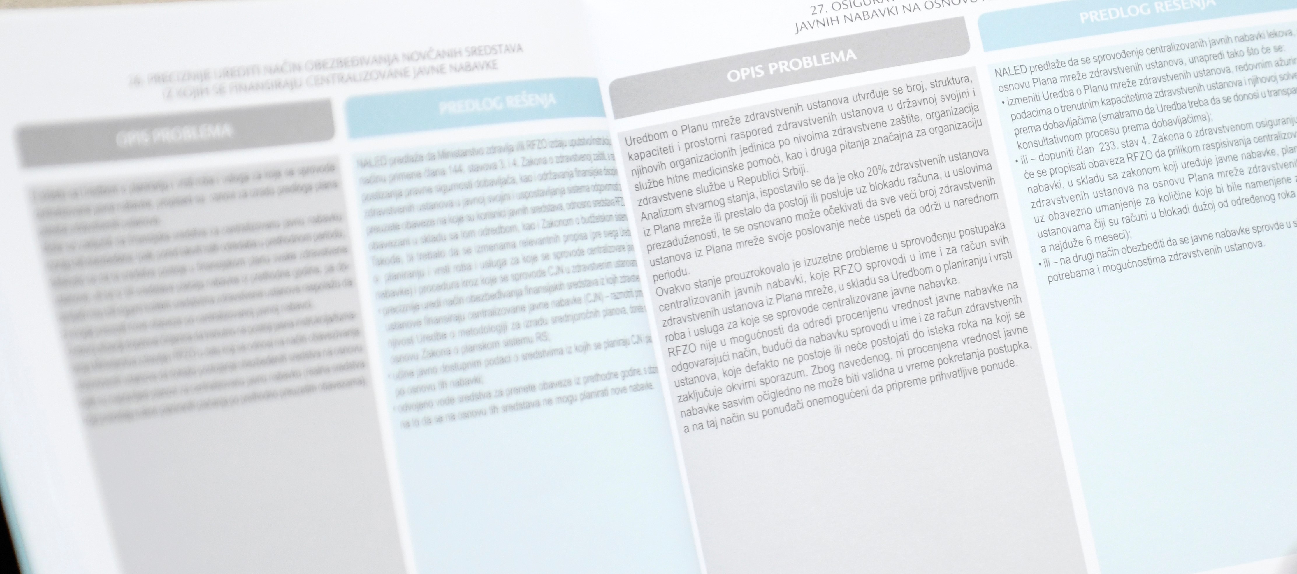 Siva knjiga zdravstva: 50 preporuka za unapređenje zdravstvenog sektora