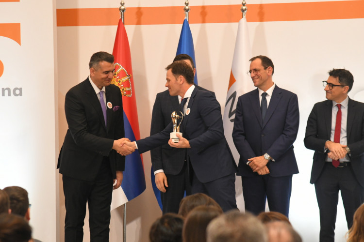 The Top Reformer award goes to Minister of Finance Siniša Mali